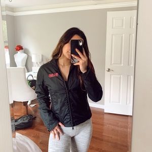 Ralph Lauren black rain coat